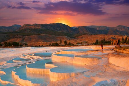 pamukkale sunset